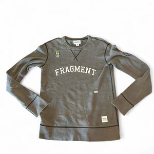 Converse x Fragment Design Men’s Collab Gray Sweatshirt Size Small